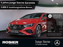 Rot / manufaktur patagonienrot Gebraucht 2024 Mercedes EQE500 Electric Art Limousine | 61.999 € (Etwas zu teuer)