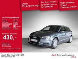 Monsungrau metallic Gebraucht 2018 Audi A3 Sportback Design Limousine | 18.540 € (Fairer Preis)