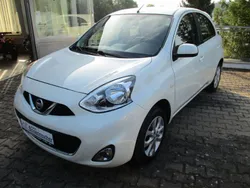Weiß Gebraucht 2015 Nissan Micra Acenta+ Kleinwagen | 5.490 €