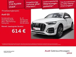 Gletscherweiß metallic Gebraucht 2024 Audi Q5 Ambiente SUV | 54.770 € (Teuer)