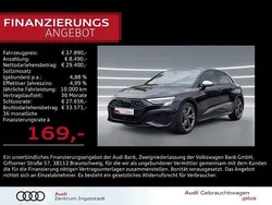 Mythosschwarz metallic Gebraucht 2024 Audi S3 Design Limousine | 37.890 € (Guter Preis)