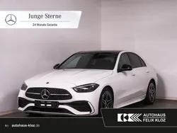 Weiß Gebraucht 2024 Mercedes C300 AMG Limousine | 53.900 € (Teuer)