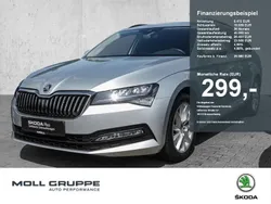 Brillantsilber metallic Gebraucht 2022 Skoda Superb Ambition Kombi | 29.980 € (Fairer Preis)