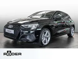 Schwarz Gebraucht 2024 Audi A3 Sportback Basis Limousine | 33.450 € (Fairer Preis)