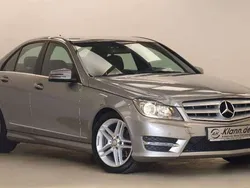 Palladiumsilber metalliclack Gebraucht 2013 Mercedes C180 AMG line Limousine | 19.749 €