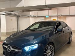 Blau Gebraucht 2019 Mercedes A180 AMG Limousine | 23.900 € (Etwas zu teuer)