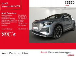 Geysirblau metallic Gebraucht 2022 Audi Q4 e-tron Ambiente SUV | 35.720 € (Guter Preis)
