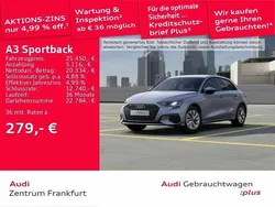 Florettsilber metallic Gebraucht 2022 Audi A3 Sportback e-tron Limousine | 25.450 € (Fairer Preis)