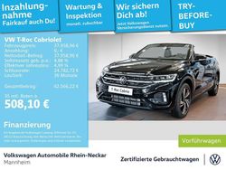 Schwarz Gebraucht 2025 VW T-Roc Cabriolet R-line Cabrio | 36.499 € (Fairer Preis)