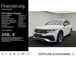 Pure white Gebraucht 2024 VW Tiguan Allspace R-line SUV | 40.480 € (Guter Preis)