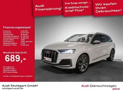 Weiß Gebraucht 2020 Audi Q7 S-Line SUV | 51.450 € (Etwas zu teuer)