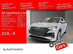 Gletscherweiß metallic Gebraucht 2022 Audi Q4 Sportback e-tron Advanced SUV | 24.950 € (Guter Preis)