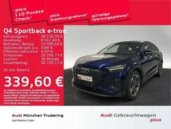Navarrablau metallic Gebraucht 2022 Audi Q4 Sportback e-tron Ambiente SUV | 28.558 € (Superpreis)