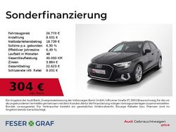 Brillantschwarz Gebraucht 2024 Audi A3 Advanced Plus Limousine | 26.770 € (Teuer)