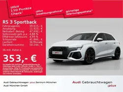 Gletscherweiß metallic Gebraucht 2024 Audi RS3 Sportback Sport Kleinwagen | 59.615 € (Teuer)