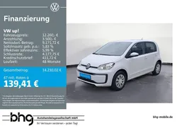 Weiß Gebraucht 2022 VW up! move up! Kleinwagen | 12.260 € (Guter Preis)