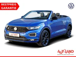 Ravennablau metallic (metallic) Gebraucht 2020 VW T-Roc Cabriolet R-line Cabrio | 27.950 € (Etwas zu teuer)