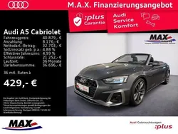 Daytonagrau perleffekt Gebraucht 2022 Audi A5 Cabriolet Ambiente Cabrio | 40.879 € (Fairer Preis)