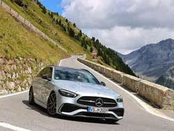 Silber Gebraucht 2022 Mercedes C300 AMG line Kombi | 42.000 € (Teuer)