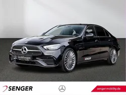 Lack obsidianschwarz Gebraucht 2025 Mercedes C220 AMG Limousine | 51.585 €