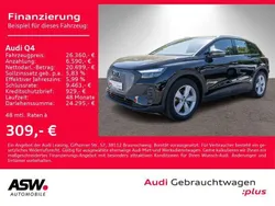 Mythosschwarz metallic Gebraucht 2022 Audi Q4 e-tron Comfort SUV | 26.360 € (Fairer Preis)