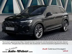 Schwarz Gebraucht 2024 Audi Q7 S-Line SUV | 77.590 € (Teuer)
