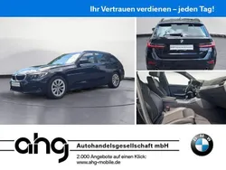 Schwarz Gebraucht 2022 BMW 318 Advantage Kombi | 21.820 € (Fairer Preis)
