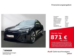 Schwarz Gebraucht 2024 Audi Q8 e-tron S-Line SUV | 58.880 € (Superpreis)