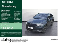 Grau Gebraucht 2021 Skoda Karoq SportLine SUV | 23.690 € (Fairer Preis)