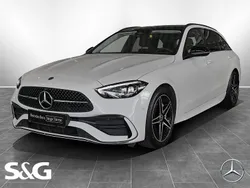 Unilack polarweiß Gebraucht 2024 Mercedes C220 AMG Kombi | 43.900 € (Etwas zu teuer)