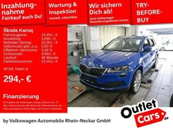 Energy blau Gebraucht 2020 Skoda Karoq Style SUV | 24.991 € (Etwas zu teuer)