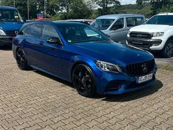 Blau Gebraucht 2018 Mercedes C300 AMG Kombi | 26.199 € (Fairer Preis)