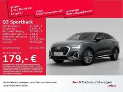 Daytonagrau perleffekt Gebraucht 2024 Audi Q3 Sportback S-Line SUV | 37.348 € (Guter Preis)