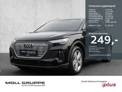 Mythosschwarz metallic Gebraucht 2021 Audi Q4 e-tron Comfort SUV | 27.480 € (Fairer Preis)