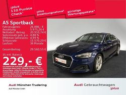 Navarrablau metallic Gebraucht 2021 Audi A5 Sportback Basis Kleinwagen | 25.487 €