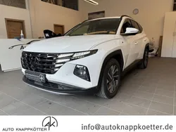 Atlas white / sol Gebraucht 2023 Hyundai Tucson Prime SUV | 23.980 € (Superpreis)