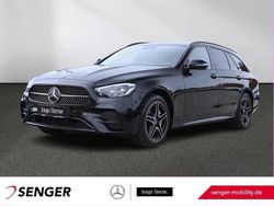Unilack schwarz uni Gebraucht 2022 Mercedes E300 AMG line Kombi | 34.980 € (Etwas zu teuer)