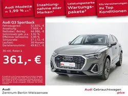 Chronosgrau metallic Gebraucht 2024 Audi Q3 Sportback S-Line SUV | 52.925 € (Etwas zu teuer)