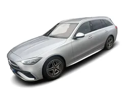 Silber Gebraucht 2023 Mercedes C200 AMG Limousine | 45.397 € (Teuer)