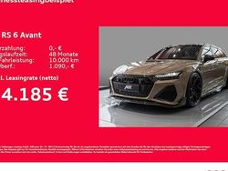Gold Neu 2025 Audi RS6 Performance Kombi | 312.984 €