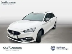 Weiß Gebraucht 2021 Seat Leon FR-Line Limousine | 22.888 € (Fairer Preis)