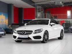 Polarweiss unilack Gebraucht 2017 Mercedes C220 AMG line Cabrio | 26.980 € (Fairer Preis)
