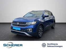 Reef blue metallic (metallic) Gebraucht 2021 VW T-Cross Active SUV | 17.200 € (Fairer Preis)