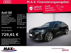 Mythosschwarz metallic Gebraucht 2024 Audi Q8 Ambiente SUV | 79.689 € (Fairer Preis)