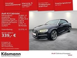 Mythosschwarz metallic Gebraucht 2018 Audi A3 Cabriolet Sport Cabrio | 19.860 € (Fairer Preis)