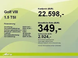 Grau Gebraucht 2020 VW Golf VIII Style Limousine | 22.598 € (Fairer Preis)