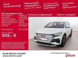 Gletscherweiß metallic Gebraucht 2022 Audi Q4 Sportback e-tron Ambiente SUV | 39.900 € (Fairer Preis)