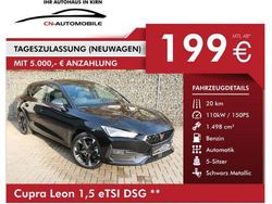 Schwarz Gebraucht 2023 Cupra Leon Limousine | 32.990 € (Teuer)