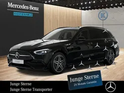 Metalliclack obsidianschwarz Gebraucht 2024 Mercedes C300e AMG Kombi | 51.440 € (Fairer Preis)