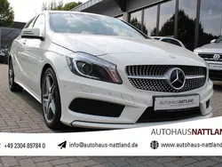 Weiß Gebraucht 2015 Mercedes A180 AMG line Limousine | 16.950 € (Fairer Preis)